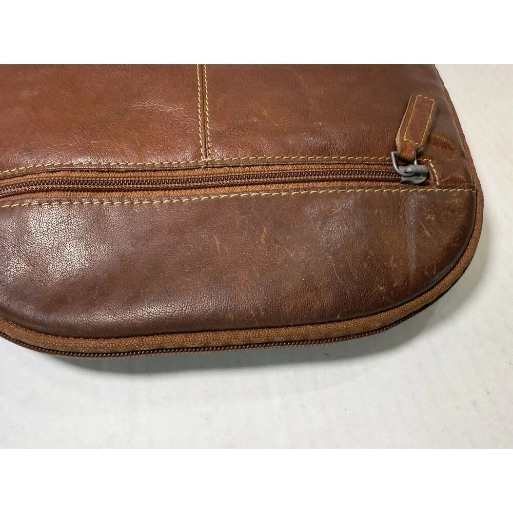 Jack Georges Voyager Convertable Crossbody Leather Bag Messenger American‎
